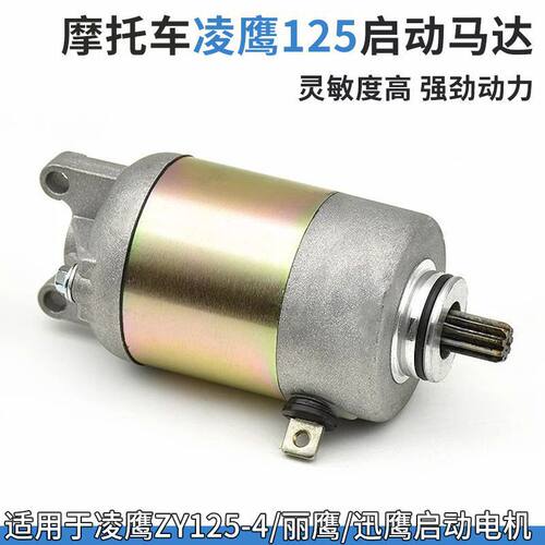 凌鹰巡鹰丽鹰ZY125起动电机