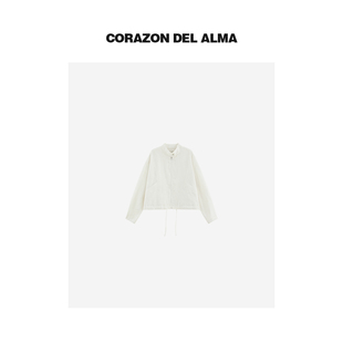 夹克外套 复古轻便小立领蝙蝠袖 亲肤超细100水洗亚麻 231 扶风