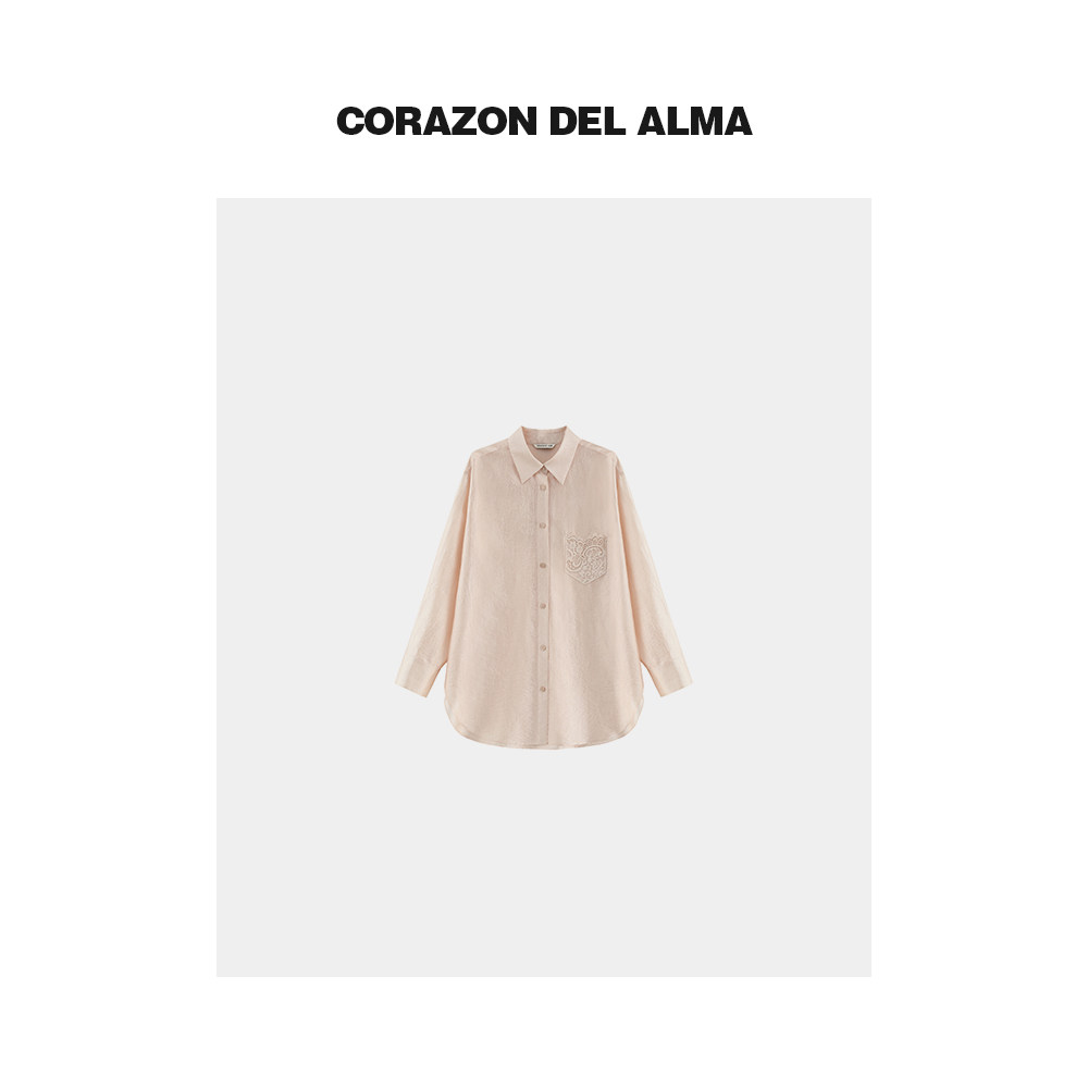 微绉肌理感醋酸凉感衬衫