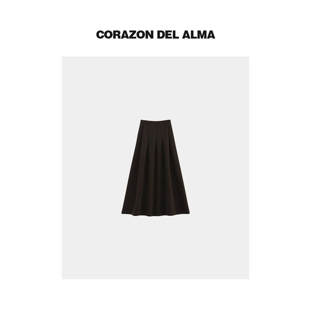 【梅赞】亲肤垂坠免打理 复古立体手工抽褶遮胯显瘦毛呢半裙-W137,女装/女士精品,半身裙,淘宝优惠券,粉丝福利购,淘宝优惠卷