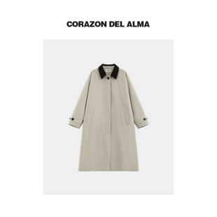 返场 经典 口碑款 复古灯芯绒拼接中长款 7002 风衣外套 安道尔