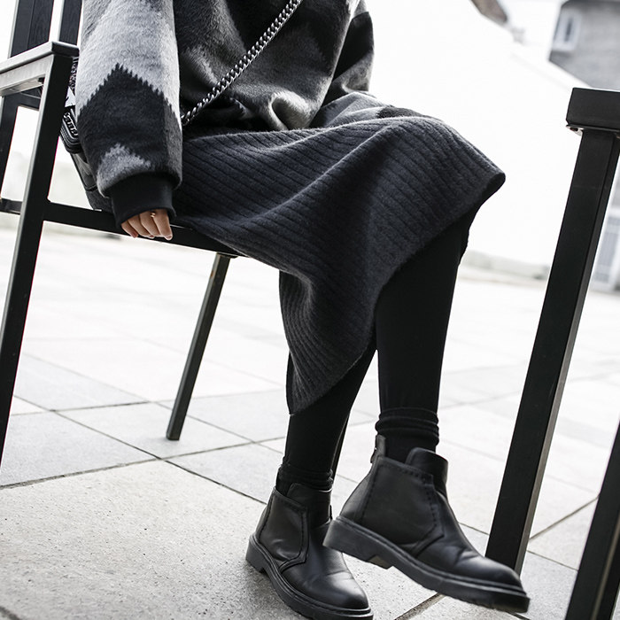 JHXC 秋冬高腰灰色针织开叉百褶半身裙女中长款大码包臀裙一步裙在类目 女装/女士精品, 半身裙中 - 来自Buy2taobao.com提供专业的淘宝代购服务