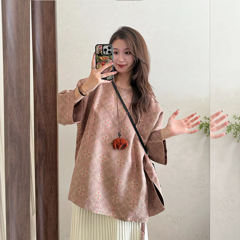 国风高级感轻奢斜襟盘扣上衣早春新中式优雅衬衫百褶半身裙套装女,女装/女士精品,大码套装,淘宝优惠券,粉丝福利购,淘宝优惠卷