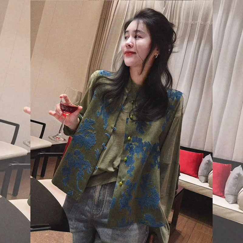 2026春季新中式国风绿色马甲套装女巨好看精致提花大方得体两件套,女装/女士精品,大码套装,淘宝优惠券,粉丝福利购,淘宝优惠卷