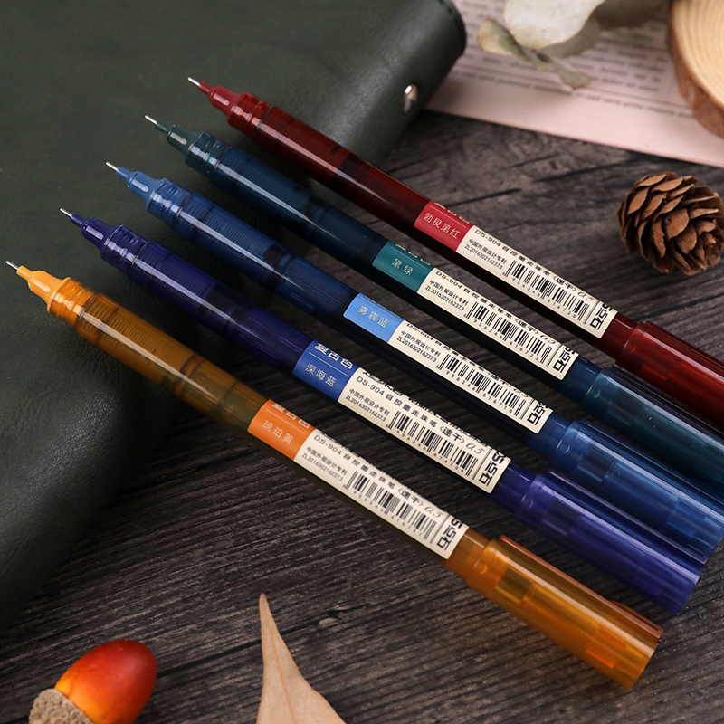 点石直液式走珠君0.5复古笔黑笔