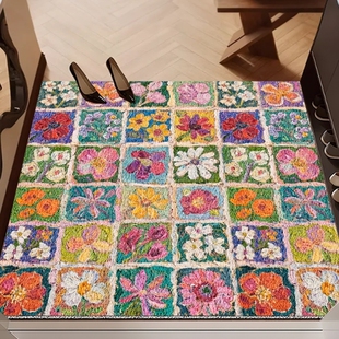 丝圈入户门地垫2025新款可裁剪专业室外进门耐脏防滑pvc高级感内