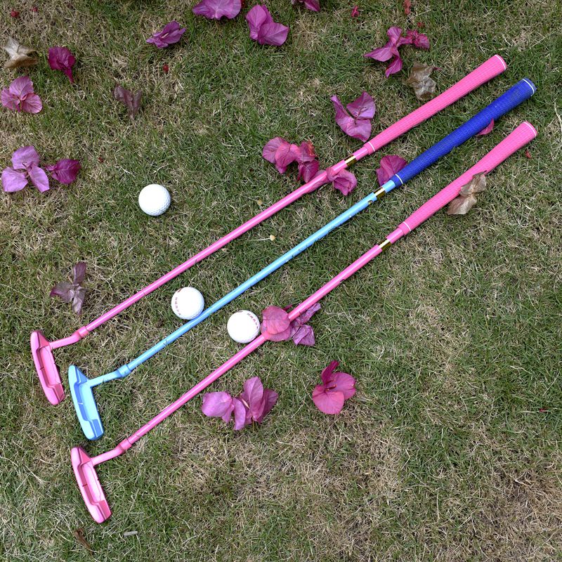 包邮高尔夫球具男女儿童初学练习推杆钢杆身橡胶握把golf推杆垫新