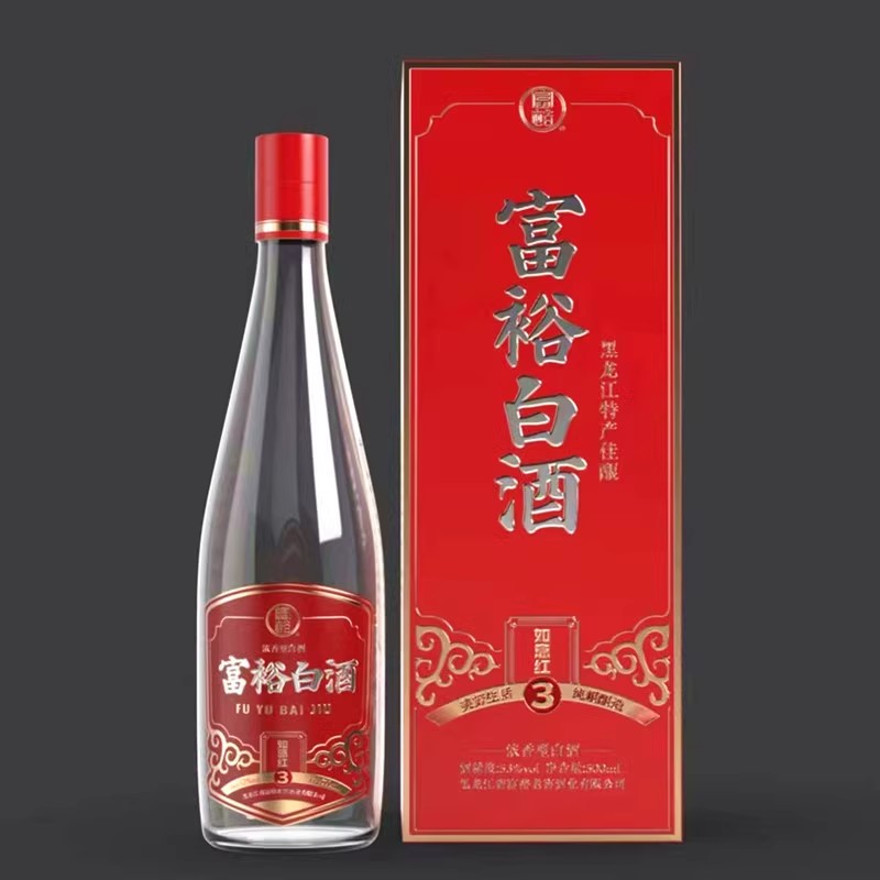 富裕老窖白酒 如意红3 浓香型42度500毫升*6瓶一箱 粮食酿造 酒类 白酒/调香白酒 原图主图