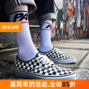 AUTHENTIC范斯棋盘格帆布鞋 VANS VN000W4NDI0 现货 低帮男女鞋