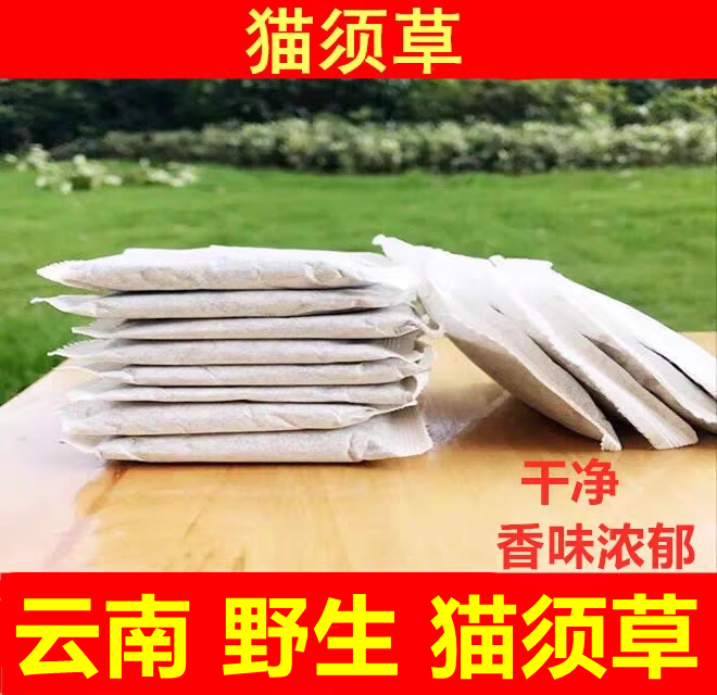 新货云南西双版纳野生猫须草袋泡