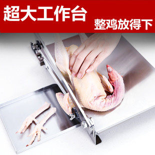 切鸡鸭机器切排骨铡刀砍鱼斩切铡刀家用小型冻肉片羊肉卷切刀锋利