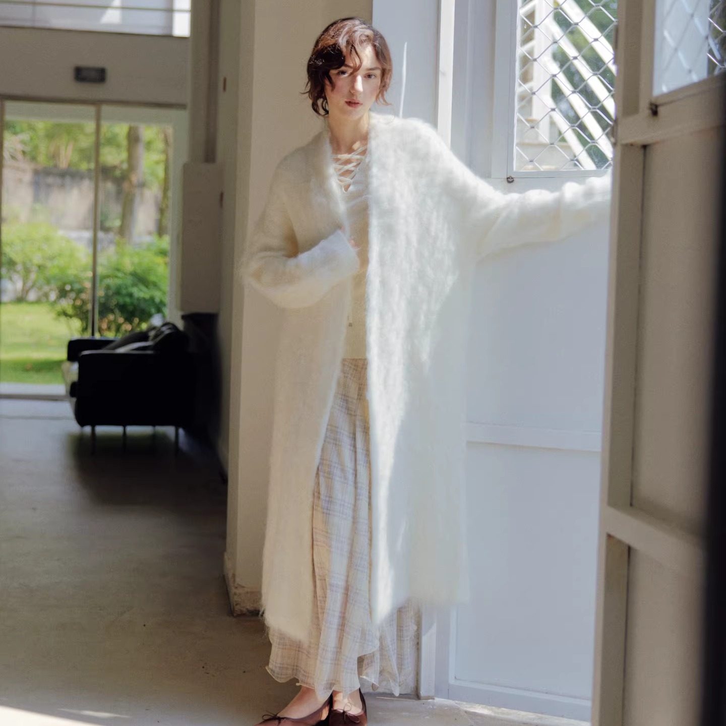 Te by frigid.Org 26早春系列 拉绒羊毛外套 浪漫仙气马海毛开衫,女装/女士精品,毛衣,淘宝优惠券,粉丝福利购,淘宝优惠卷