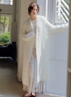 Te by frigid.Org 26早春系列 拉绒羊毛外套 浪漫仙气马海毛开衫