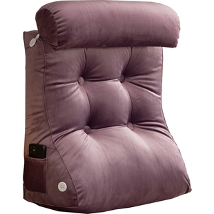 轻奢床头靠垫软包护腰床上靠枕三角沙发大靠背垫卧室榻榻米床靠背