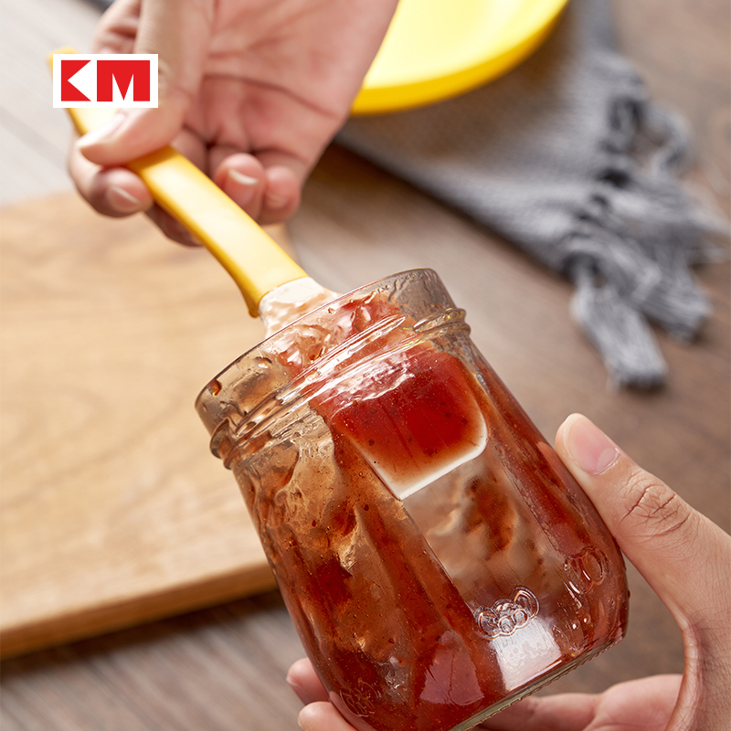 KM 5088硅胶刮刀瓶底烘焙奶油蛋糕抹刀抹酱刮勺创意易拉罐开盖器