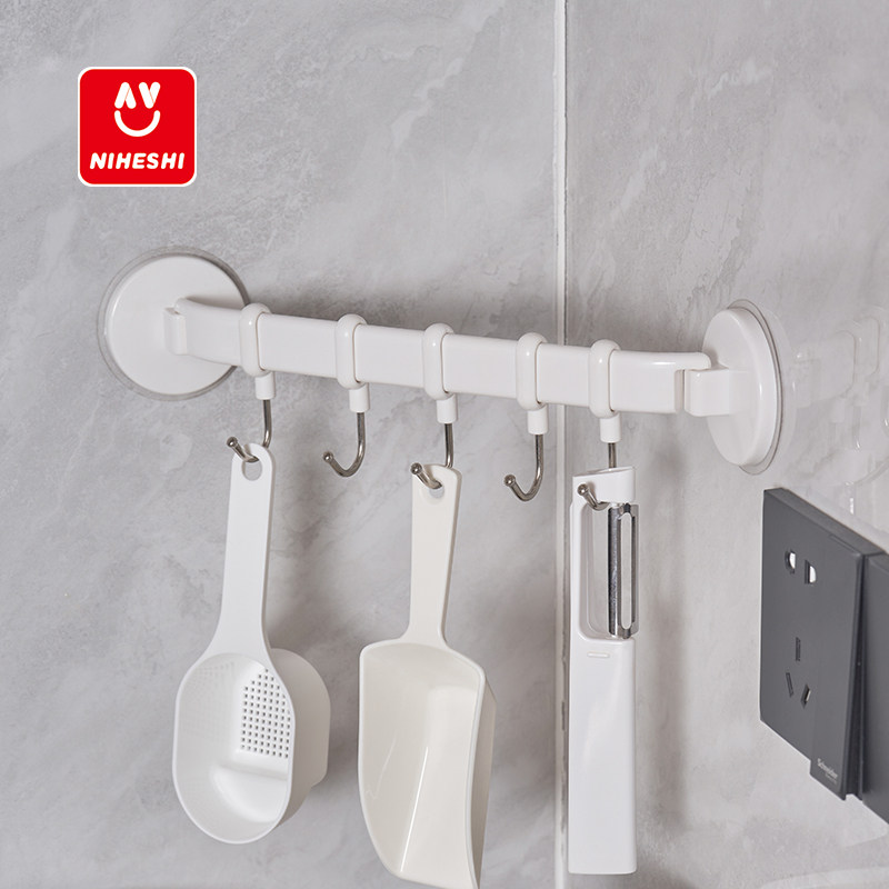 NIHESHI强力粘胶挂钩厨房壁挂创意转角浴室免钉无痕挂架挂衣钩,收纳整理,挂钩/粘钩,淘宝优惠券,粉丝福利购,淘宝优惠卷