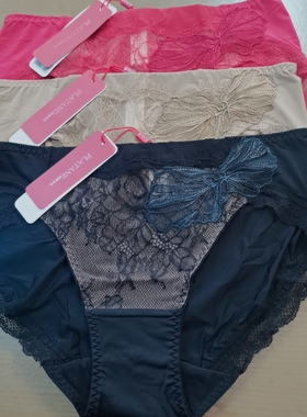新款梧桐本色WN84249 84250岩语红钻系列配套内裤WK84252蕾丝内裤