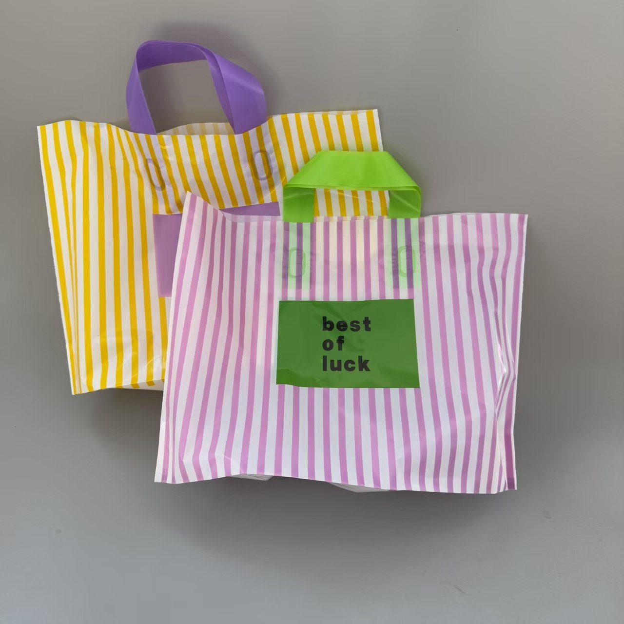 新款高档服装店手提袋子塑料包装礼品购物童装衣服鞋盒袋定制logo
