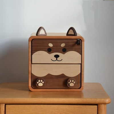 柴犬抽屉柜【慕物】旺柴收纳柜抽屉柜装啥都行的小可爱