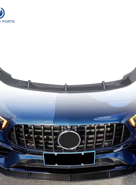 w177适用于新款奔驰A45s碳纤维前唇 A35改装包围takd干碳后唇尾翼