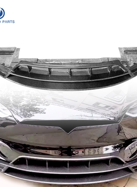 适用于特斯拉Model X改装RZ款小包围碳纤维前唇 碳纤维后唇 侧裙