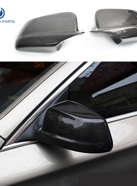 适用于宝马5系E60 E61 F10 F18 G30 G38牛角后视镜壳专车外观改装