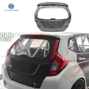 适用本田飞度尾门饰板14-20款飞度后备箱尾门装饰条后盖