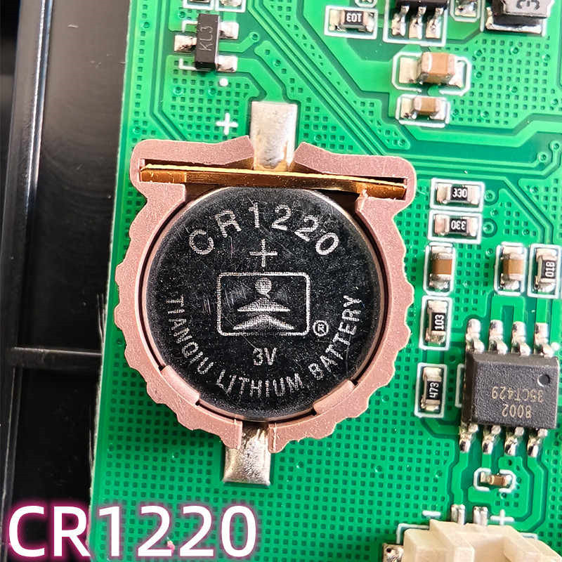 CR1220纽扣电池3v适用于海康硬盘录像机触控屏温度计汽车钥匙电子