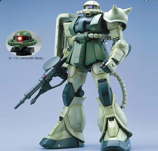 万代 模型 1/60 PG MS-06F Zaku II 渣古 绿扎古 量产型 日版现货