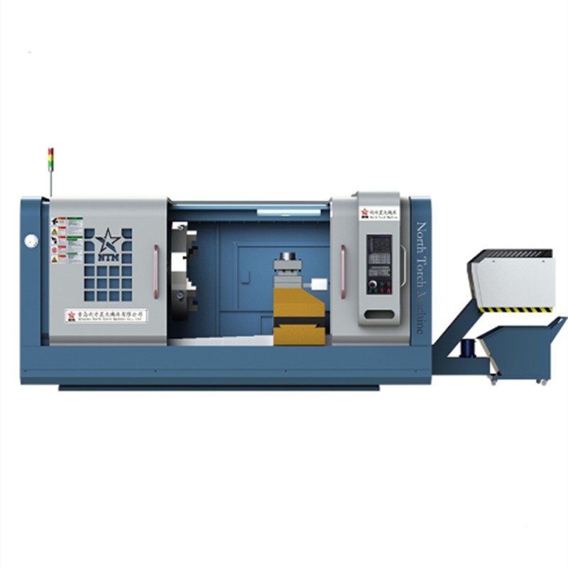 现货整体床身ck64125数控端面车床 落地式法兰机床 轧辊加工