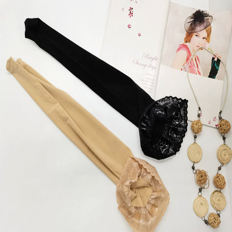 心宇蕾丝边长筒袜春秋加长大码硅胶防滑天鹅绒美腿高个丝袜光腿,女士内衣/男士内衣/家居服,长筒袜,淘宝优惠券,粉丝福利购,淘宝优惠卷