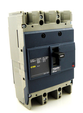 施耐德EZD塑壳断路器3P4P100A125A160A250A400A500A630A空气开关