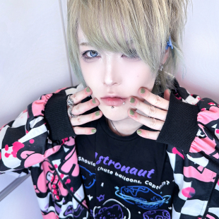 ACLUB太空迷航纯棉t恤男女ins黑色可爱线条oversize宽松正肩短袖