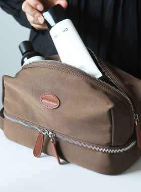 布谷森林新款洗漱包尼龙布高档化妆包旅行出差大容量便携收纳B610