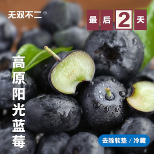无双不二高原阳光蓝莓鲜果L25云南蓝莓现摘现发新鲜水果 最后2天