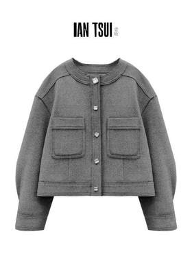 【小翱小 baby回来了!】高级感老钱风短外套41170