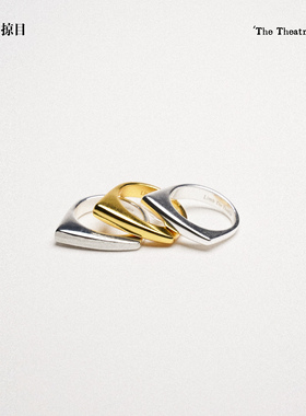 建筑线条叠戴戒指可当尾戒