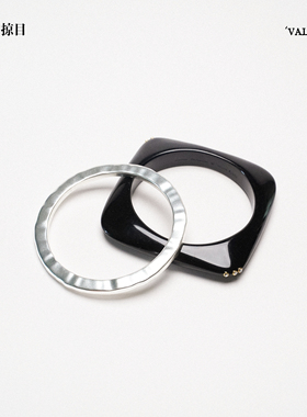 Limb掠目 【26春夏新品】Vallate·序列廓形手镯套组原创设计小众