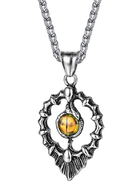 男士钛钢复古长款学生饰品毛衣链