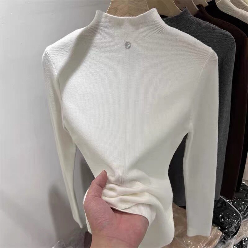 【小乐专享】2025秋季琥珀流光设计感修身马卡龙针织衫cc8116