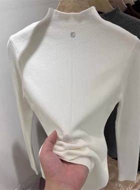 【小乐专享】2025秋季琥珀流光设计感修身马卡龙针织衫cc8116