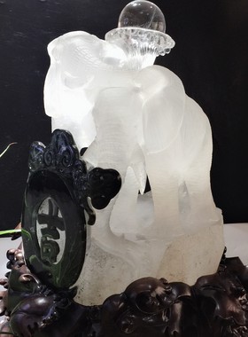 如意天然宾馆别墅大气风摆件吉象