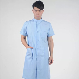 南丁格尔男女对门立领护士服白大褂短袖夏药店服牙科口腔工作服