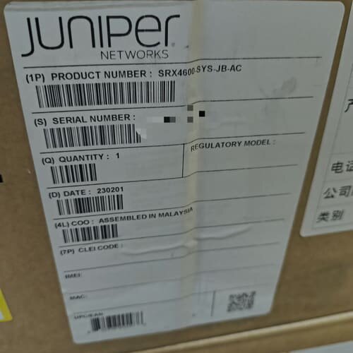 议价Juper SRX4600-SYS-JB-AC 可维修