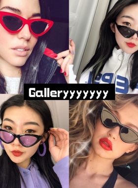 Gallery欧美风时髦摩登猫眼墨镜