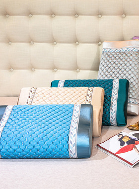 防油头乳胶枕套一对60x40大人50x30防水橡胶记忆枕头套单个55×35