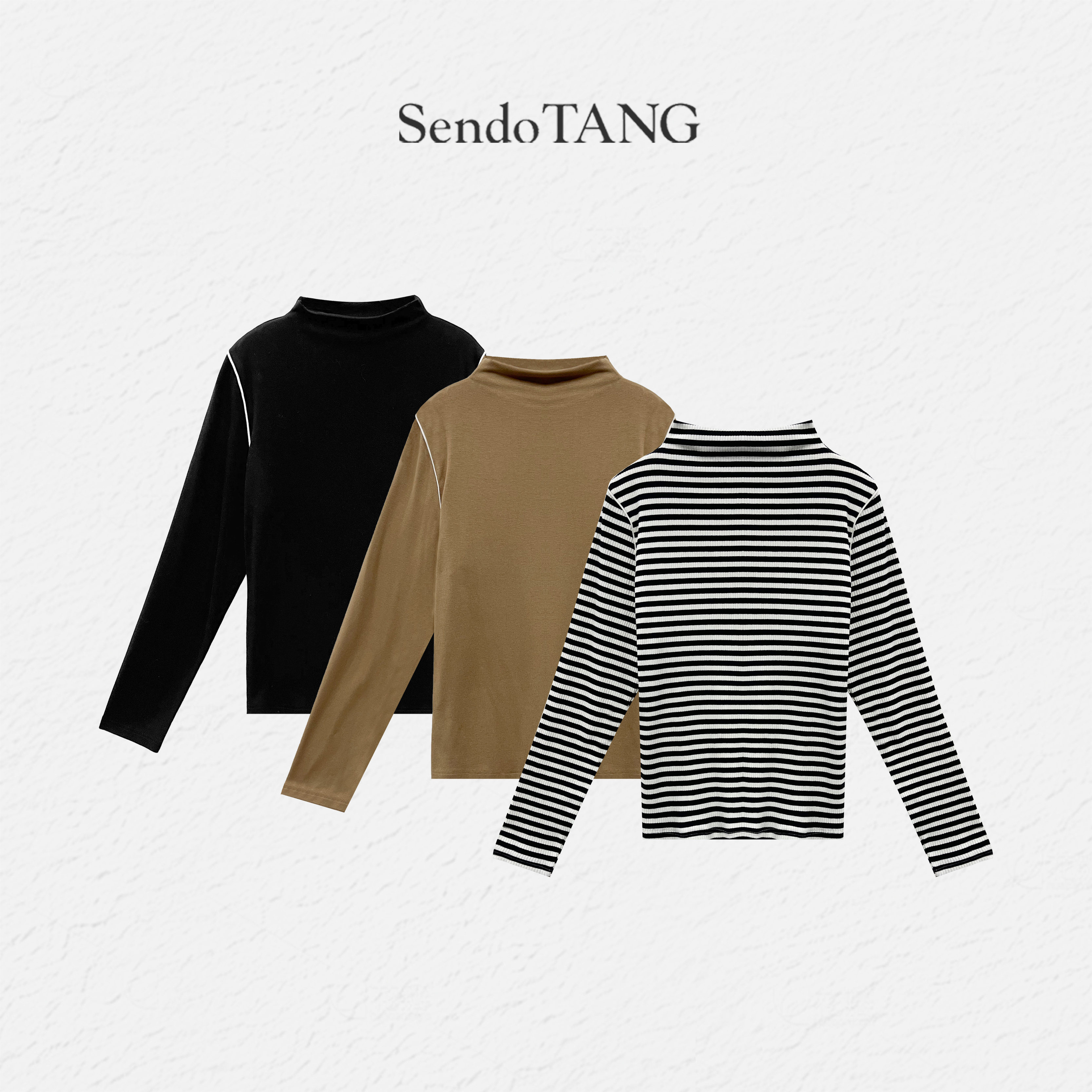 高级感穿搭【柔舒】遮肉显瘦胖多女装秋冬高级感时髦百搭上衣