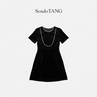 休闲时尚 新款 胖多女装 高级感连衣裙 黛漪