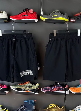 李宁男子短裤2025夏季款反伍篮球速干透气运动休闲裤AKST511