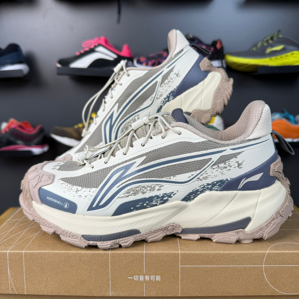 李宁休闲鞋轻便男鞋25秋冬季逸界2.0户外徒步鞋防滑运动鞋AHTU005